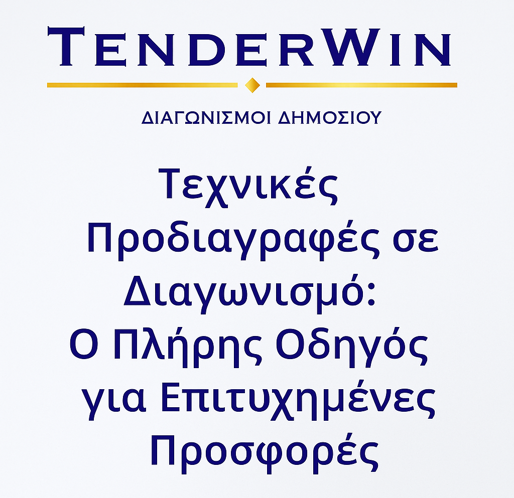 τεχνικές προδιαγραφές σε διαγωνισμο